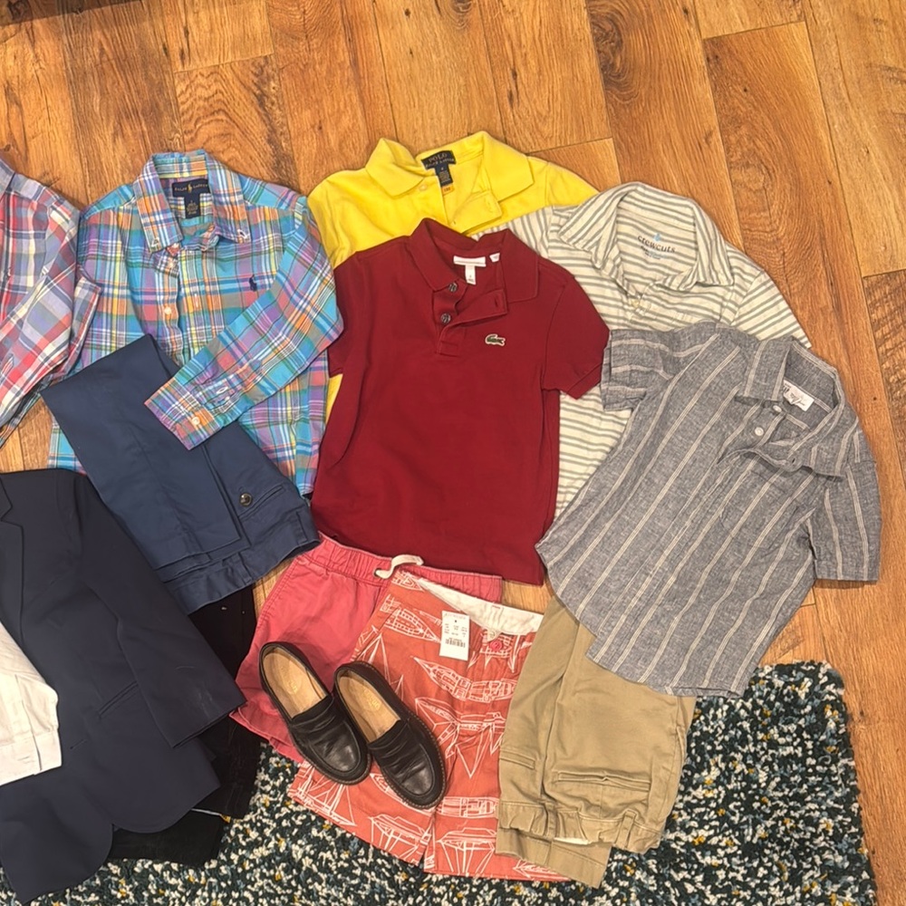 Boy size 4-5 Lot - Ralph Lauren / Lacoste / Crewcut